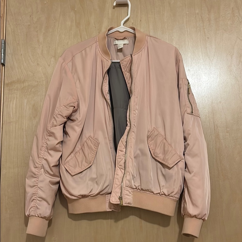 Women's Pink Bomber Jacket